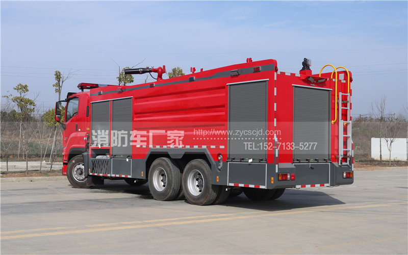 五十鈴泡沫干粉聯用消防車高清圖片 五十鈴泡沫干粉聯用消防車高清圖片